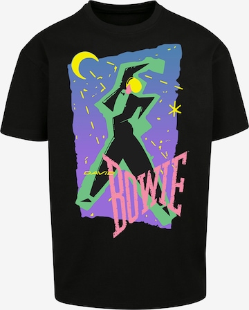 F4NT4STIC Shirt 'David Bowie ' in Zwart: voorkant