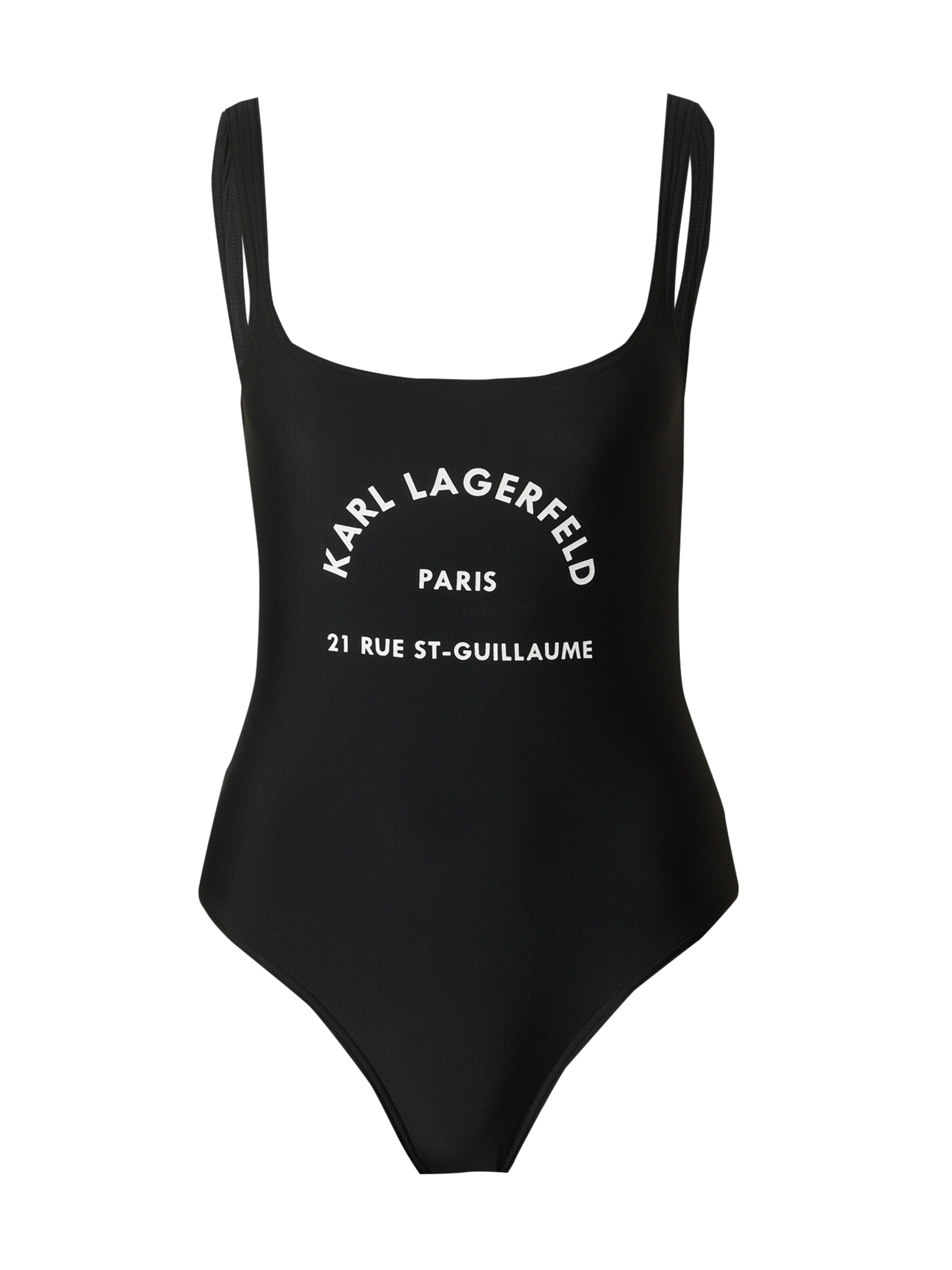 Bustier Maillot de bain 'Rue St-Guillaume' Karl Lagerfeld en Noir