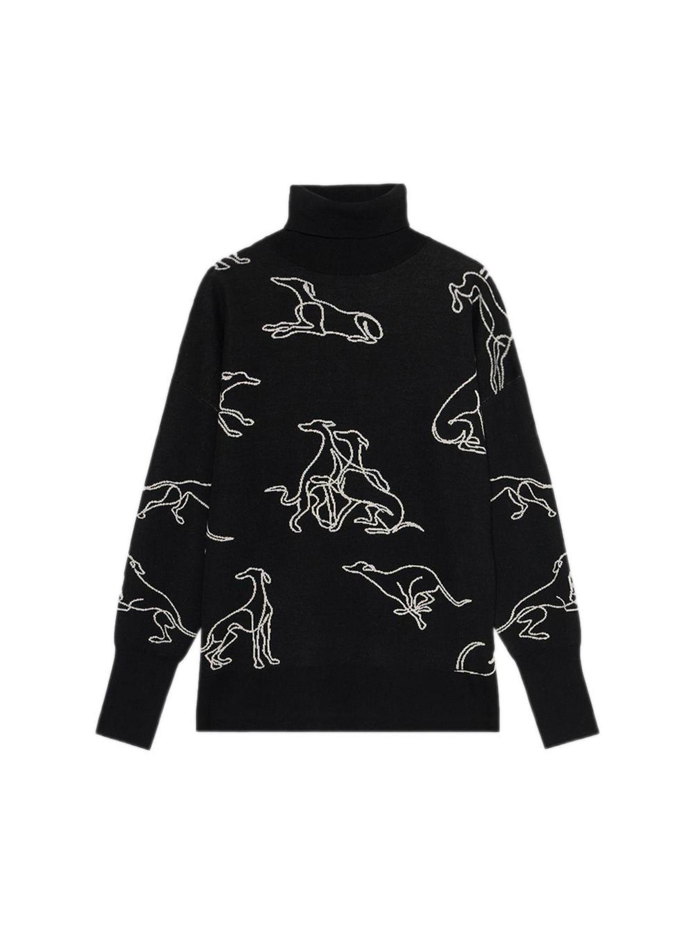 Pull-over Trussardi en noir : devant