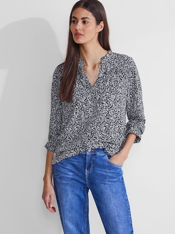 STREET ONE Blouse in Blauw: voorkant