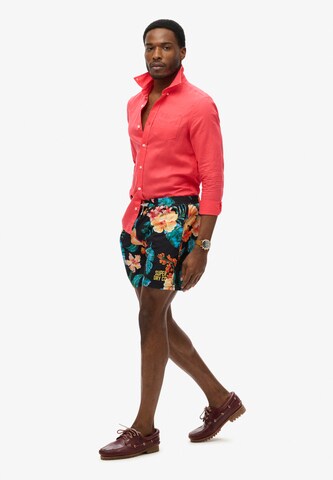 Superdry Zwemshorts in Zwart
