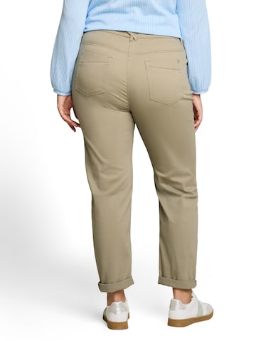 Tom Tailor Women + Slim fit Trousers in Green