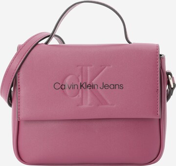 Calvin Klein Jeans Schoudertas in Lila: voorkant