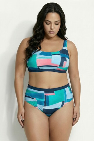 Ulla Popken Bandeau BH in Grün