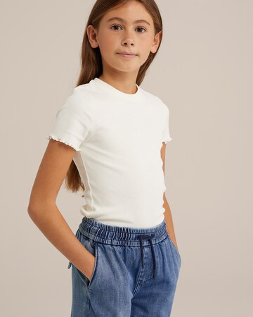WE Fashion T-Shirt in Beige: Vorderseite