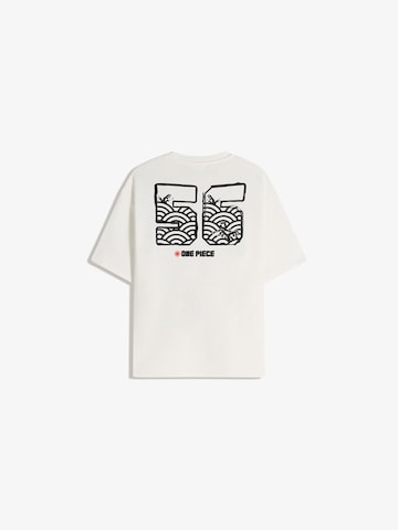 BershkaMajica - bijela boja