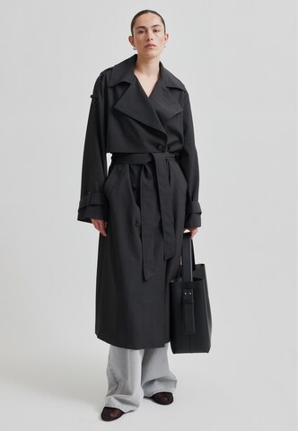 Cappotto di mezza stagione 'Zoe' di SECOND FEMALE in grigio: frontale