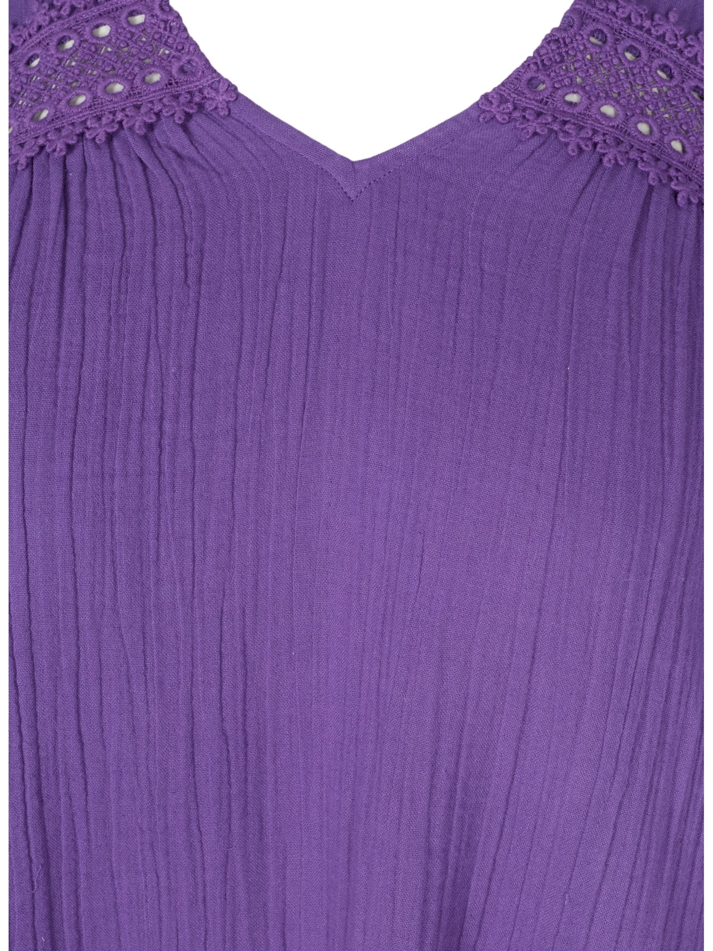 Frauen Große Größen Zizzi Kleid 'Vivu' in Neonlila - QD17532 Frauen Große Größen Zizzi Kleid 'Vivu' in Neonlila - QD17532
