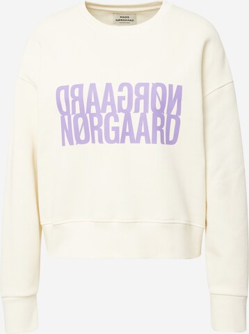 MADS NORGAARD COPENHAGEN Sweatshirt in Beige: predná strana