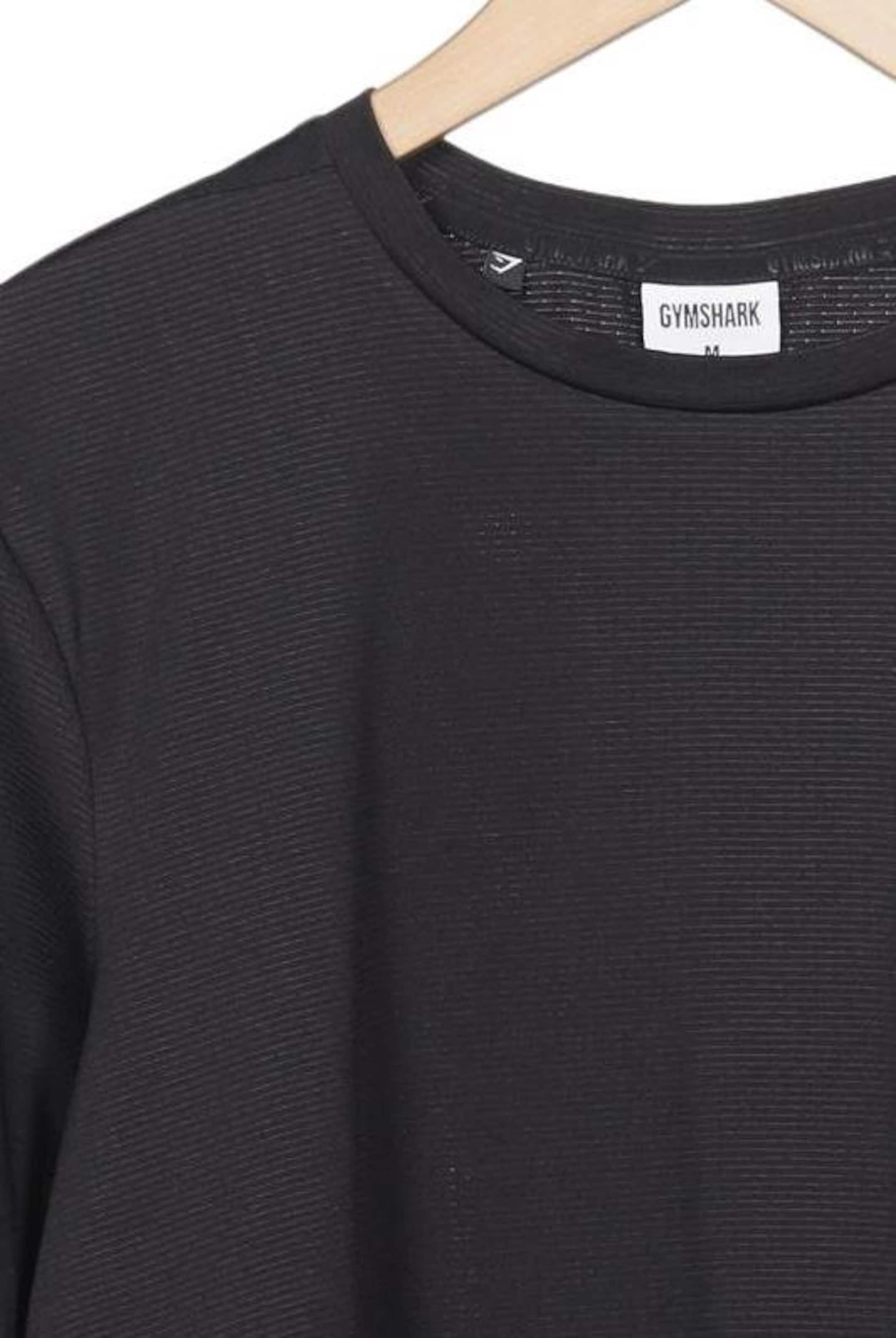 GYMSHARK Shirt in M in Black