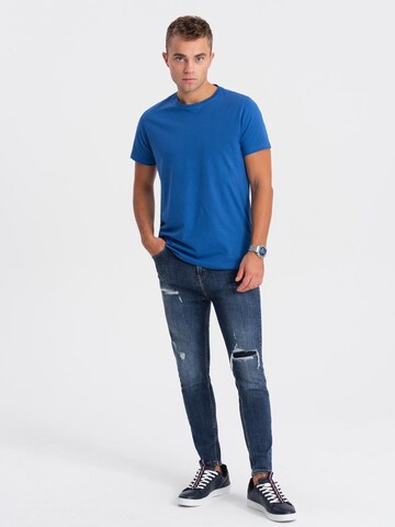 Ombre Shirt 'OM-TSBS-0146' in Blue: front
