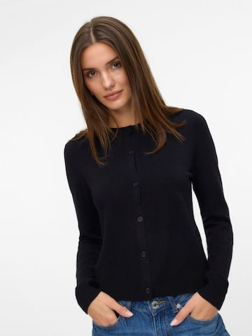 Cardigan 'VMVicky' VERO MODA en noir : devant