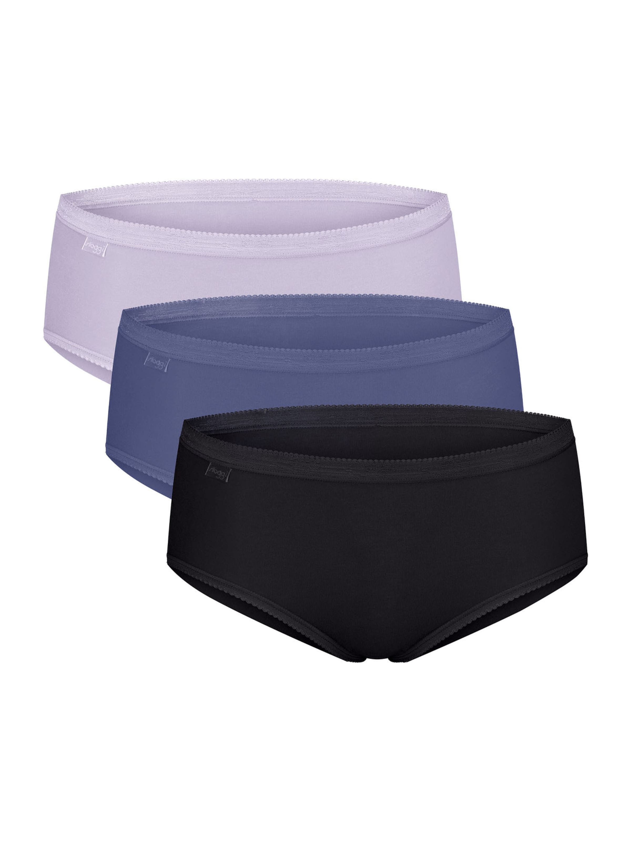 SLOGGI Panty ' Originals Basic ' in Blue: front