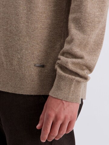 PIERRE CARDIN Strickjacke in Braun