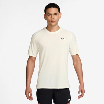 NIKE Performance Shirt 'Dfadv Solar' in White: front