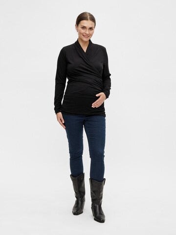 MAMALICIOUS Shirt 'River' in Black