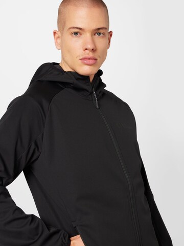 juoda JACK WOLFSKIN Laisvalaikio striukė 'FELDBERG'