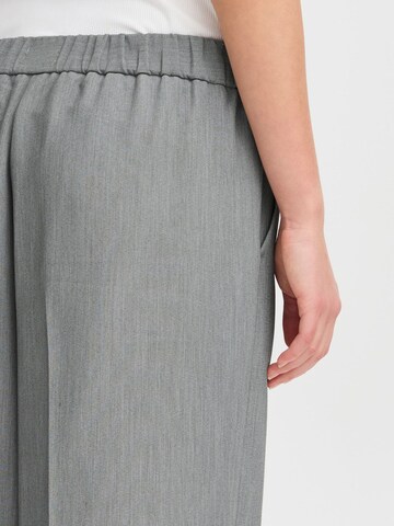 ICHI Loosefit Broek 'Sarla' in Grijs