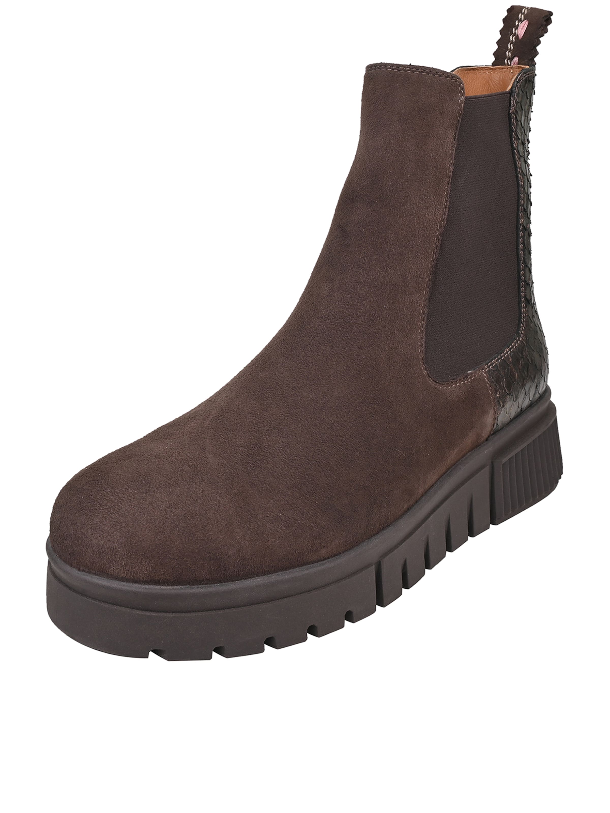 Crickit Chelsea Boot ' NAELLE ' in Braun: Vorderseite