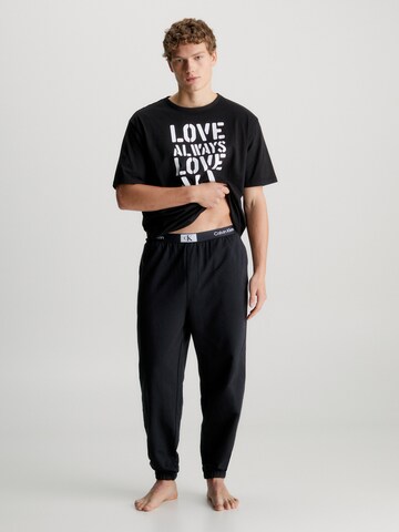 Calvin Klein Underwear Pyjamahose in Schwarz