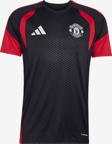 ADIDAS PERFORMANCE - Camiseta de fútbol 'Manchester United 26/27 Tiro' en negro: frente