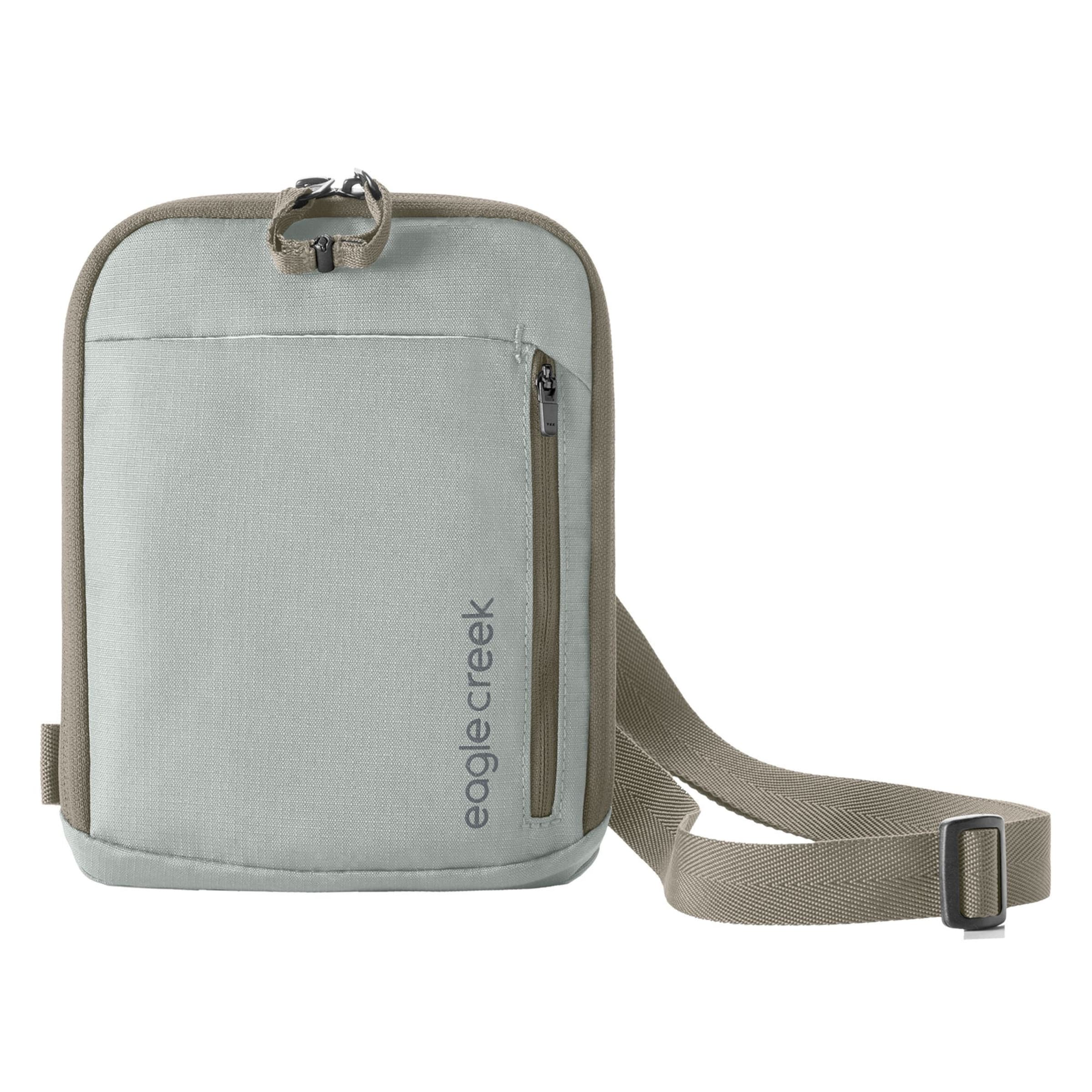 EAGLE CREEK Schoudertas 'Stash Pouch' in Grijs: voorkant