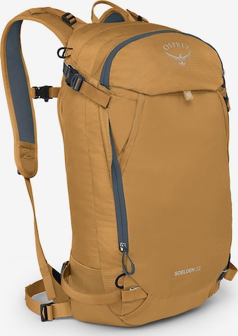 Osprey Sports Backpack 'Soelden 22' in Brown: front