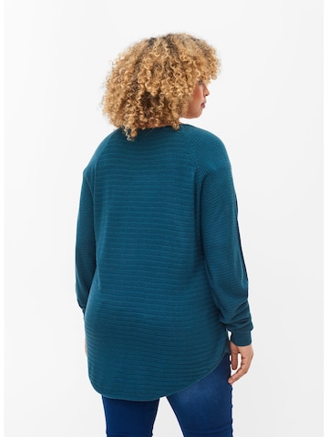 Zizzi Pullover 'Amelia' in Blau