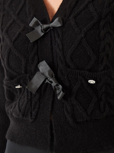 Bianco Lucci Strickjacke in schwarz, Produktansicht