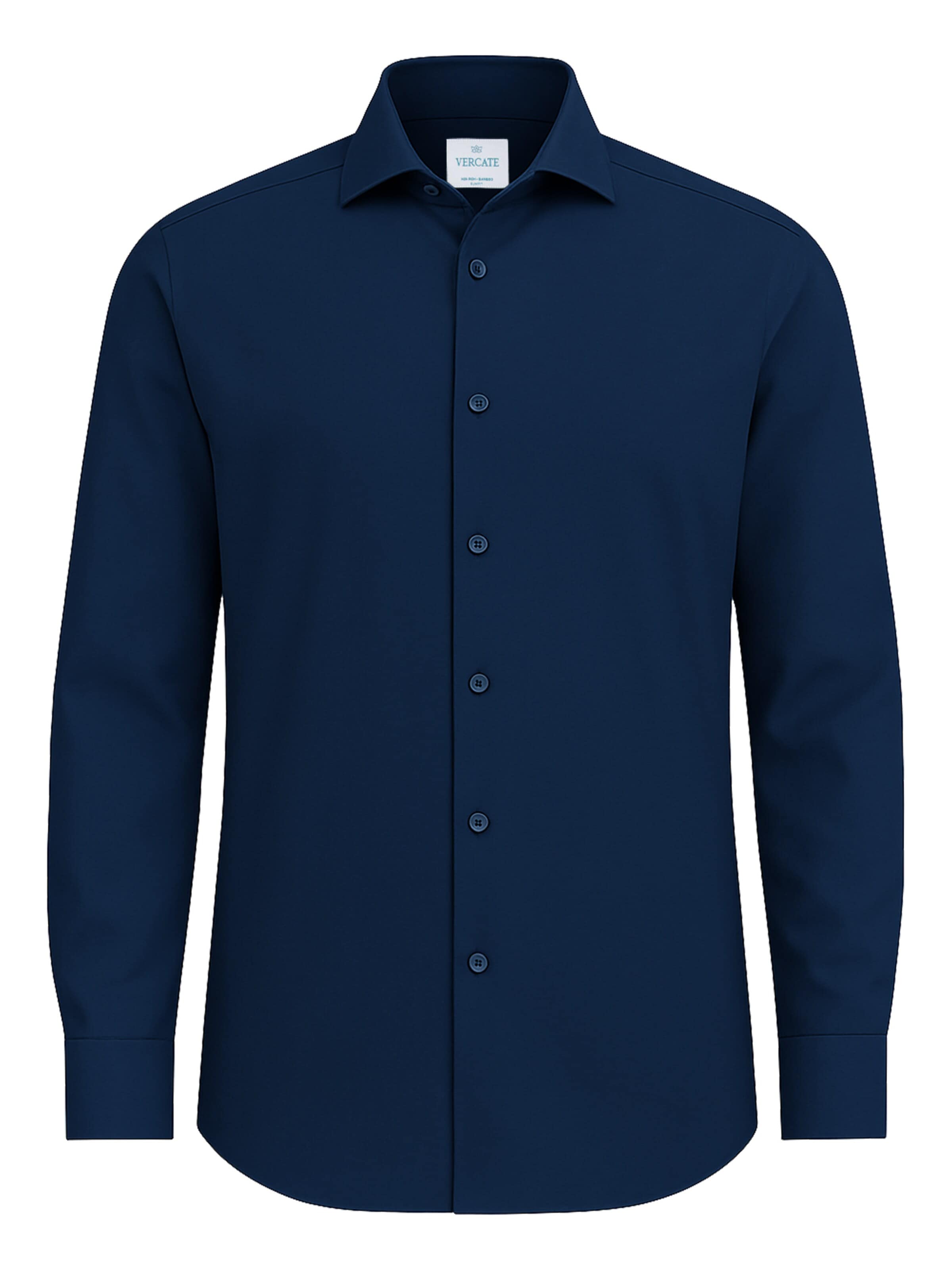 Vercate Regular fit Zakelijk overhemd 'No. 27' in Blauw: voorkant