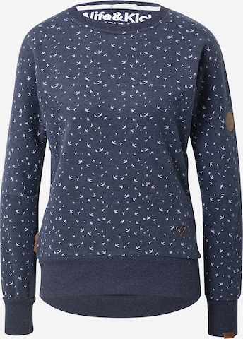 Alife and Kickin Sweatshirt 'DarlaAK' in Blau: predná strana