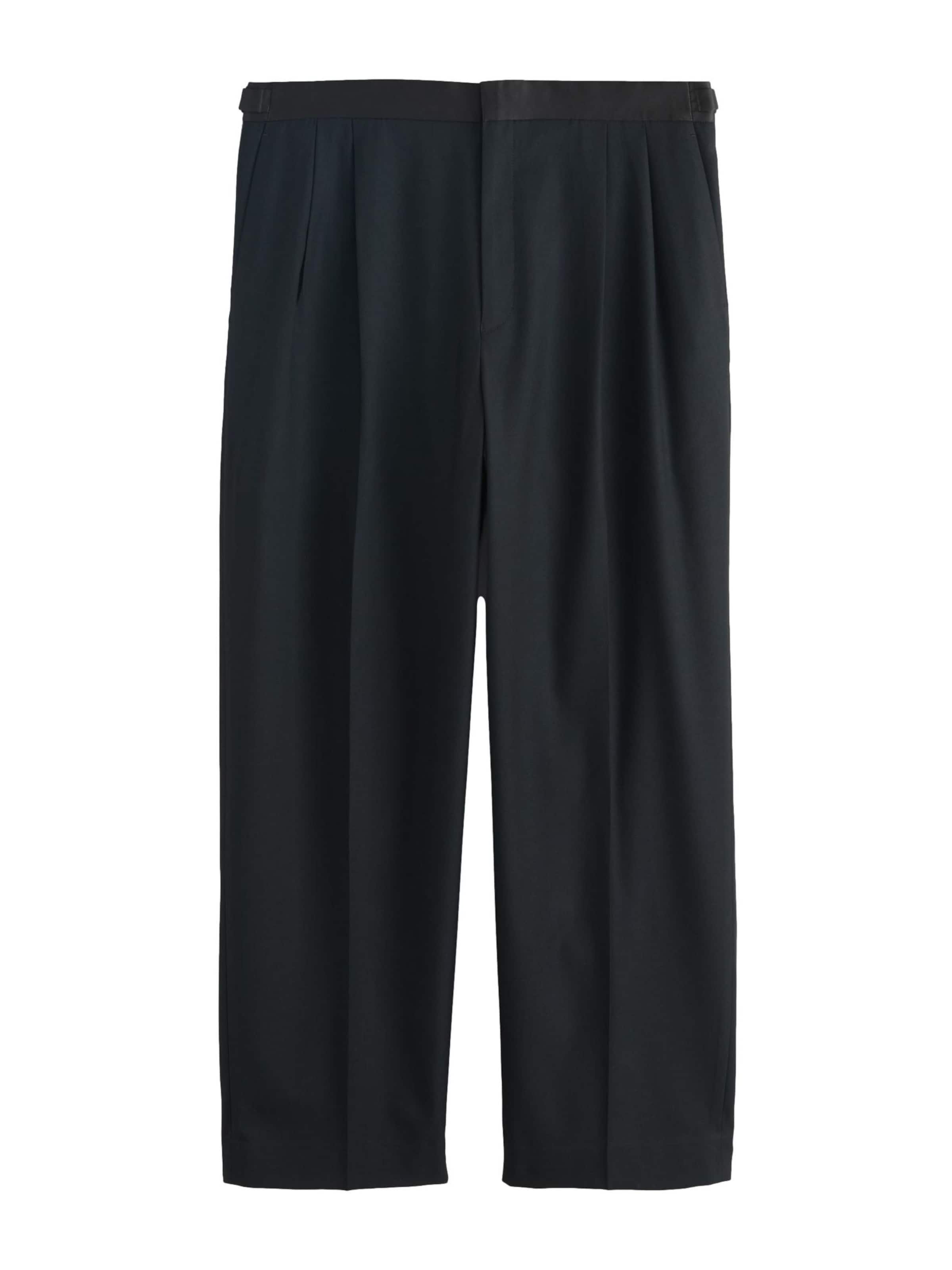 Next Pleat-Front Pants in 68-70/Regular in Black, Item view