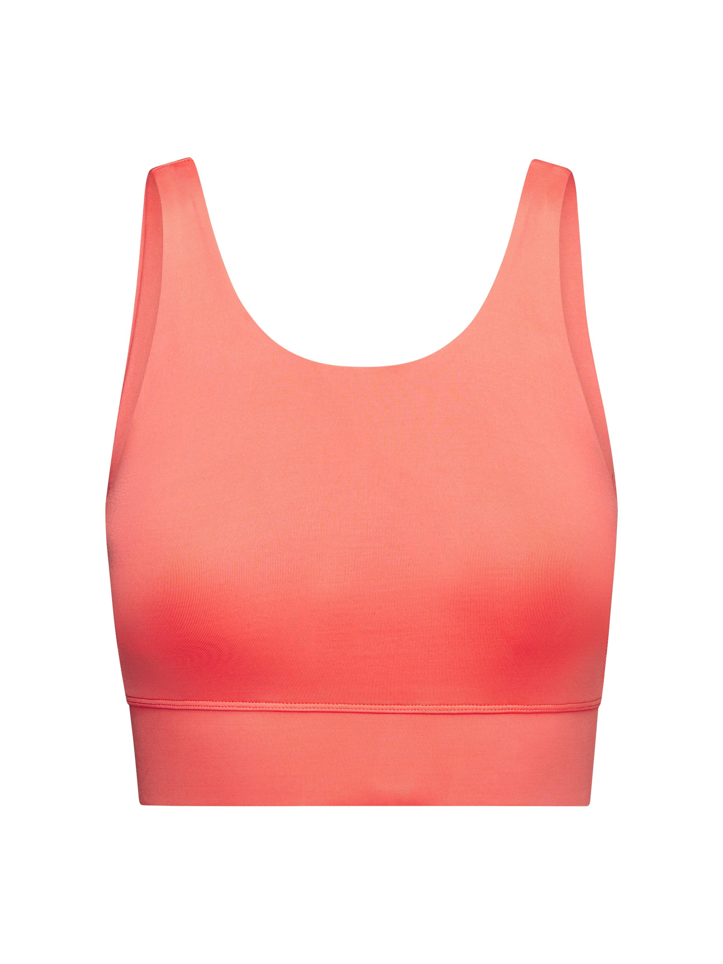 Hey Honey Sport bh 'Bustier' in Oranje: voorkant
