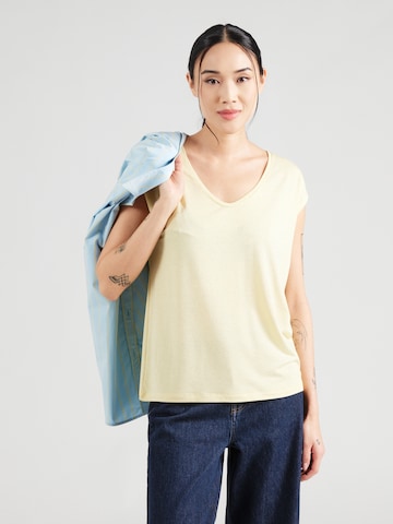 PIECES Shirt 'PCBillo' in Yellow: front