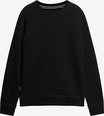 Superdry Sweatshirt in Black: front