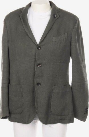 LARDINI Suit Jacket in L-XL in Green: front