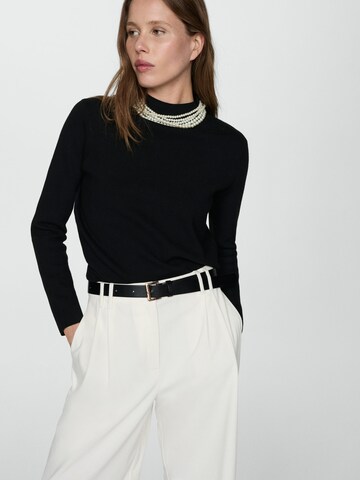 MANGO Sweater 'CHIMNEYB' in Black: front