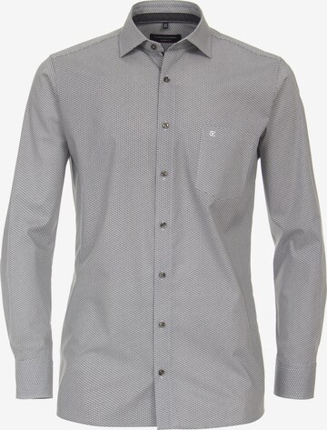 CASAMODA Regular fit Button Up Shirt in Grey: front