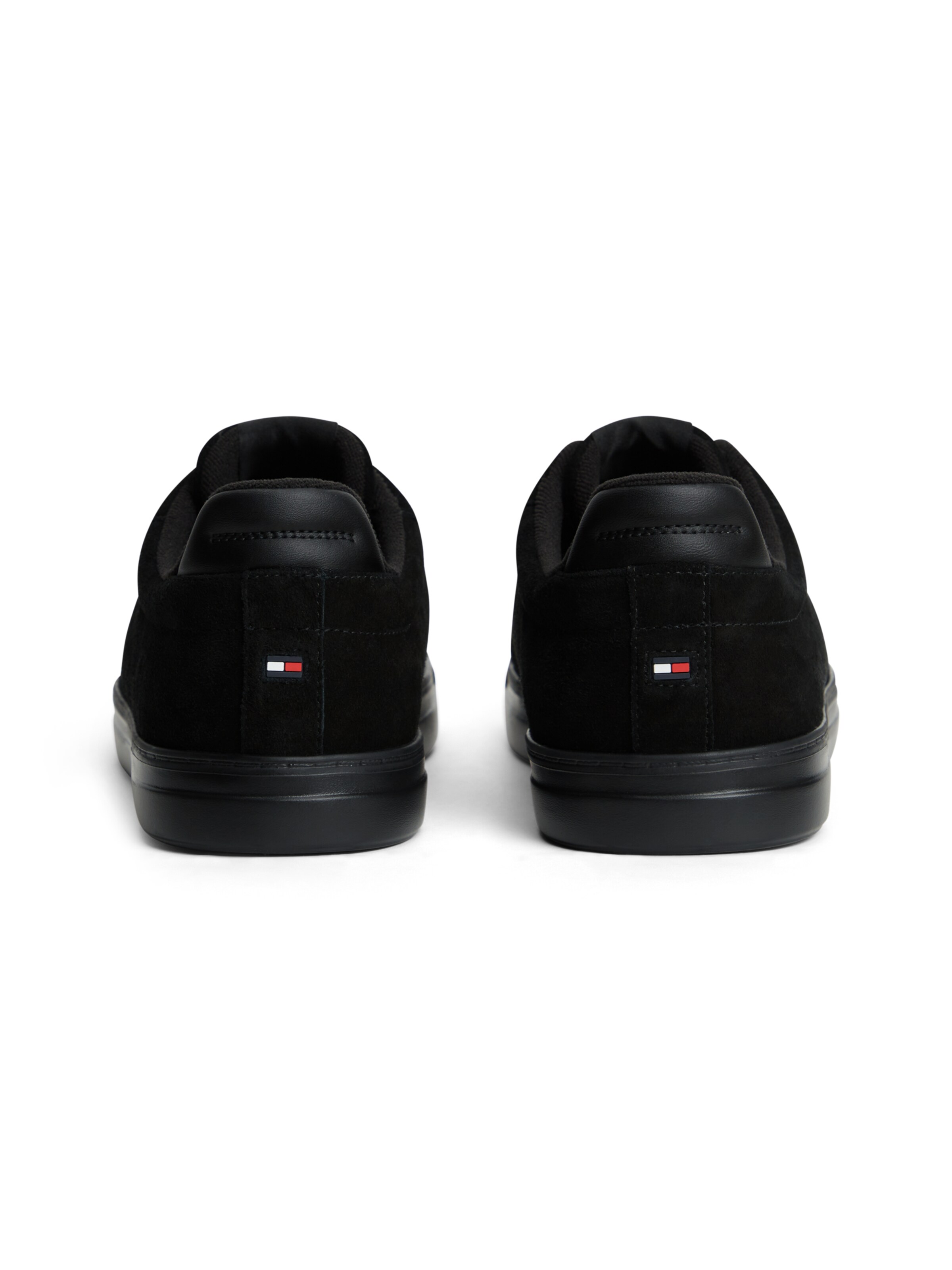 TOMMY HILFIGER - Sapatilhas baixas em preto: atrás