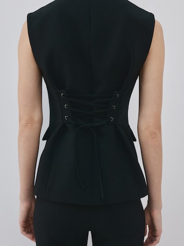 MANGO Gilet 'Corest' in Zwart