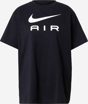 Nike Sportswear Shirt in Zwart: voorkant