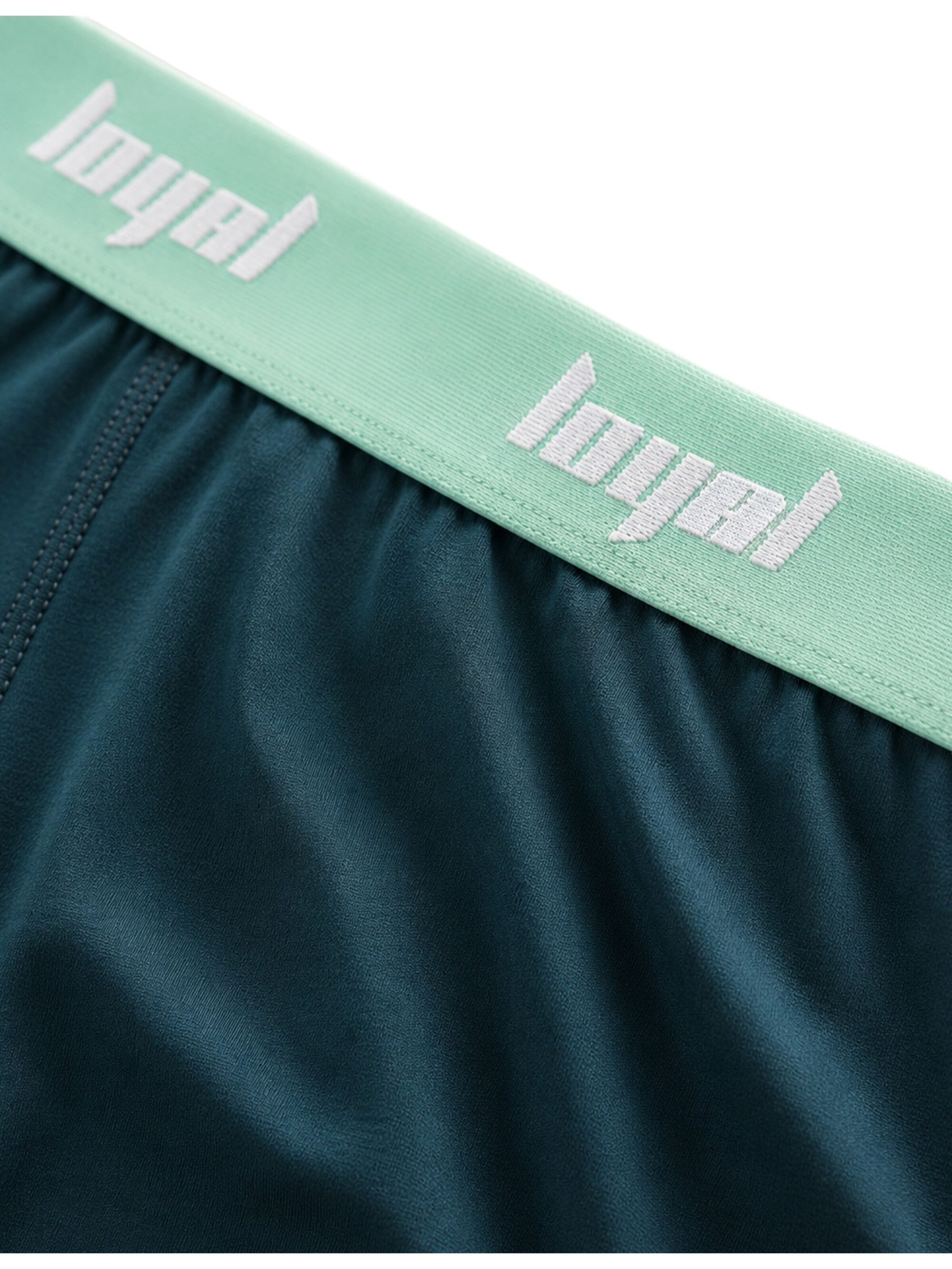 loyal 3er-Pack Boxershorts in Slim Fit in Grün