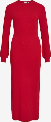 Robes en maille 'VIKalia' VILA en rouge : devant