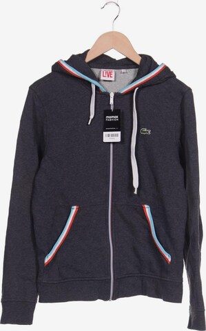 Lacoste LIVE Sweatshirt & Zip-Up Hoodie in M in Grey: front