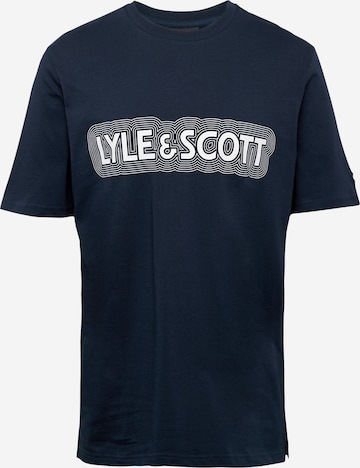 Lyle & Scott Koszulka w kolorze niebieski: przód