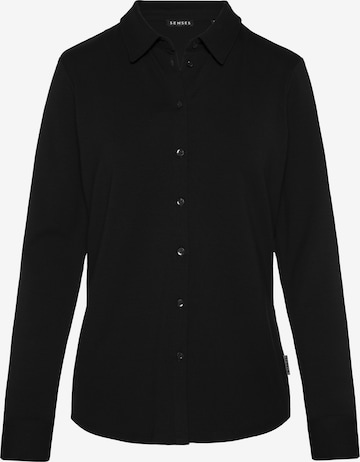 SENSES.THE LABEL Blouse in Black: front