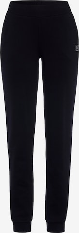 Tapered Pantaloni sport de la LASCANA ACTIVE pe negru: față