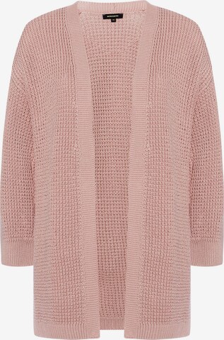 MORE & MORE Knit Cardigan in Pink: front