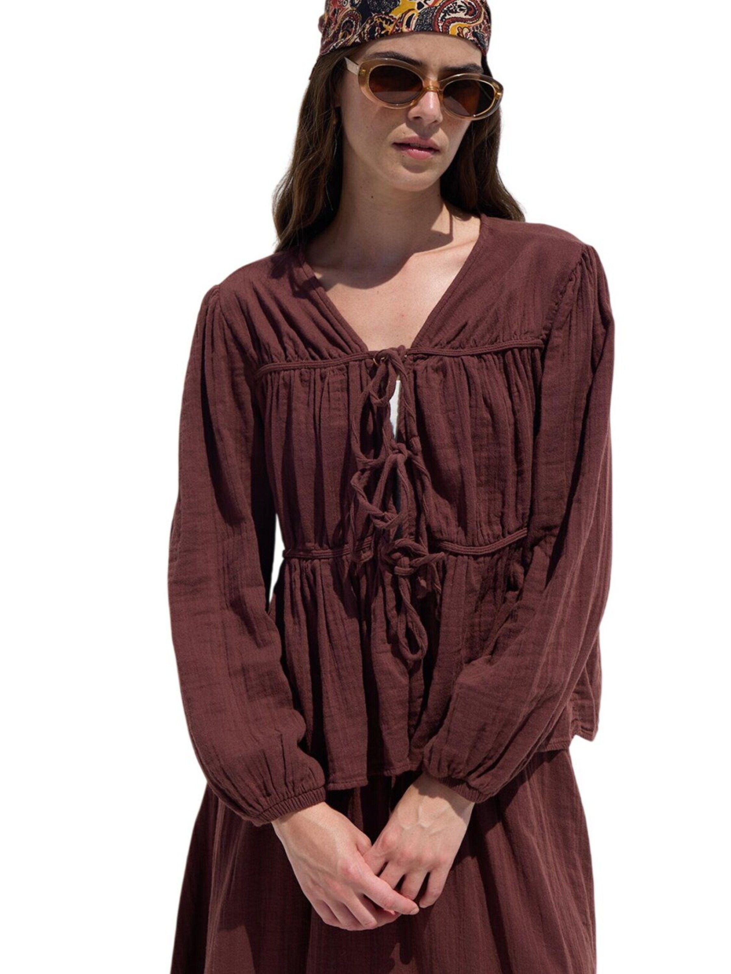 MANUKA Blouse in Red
