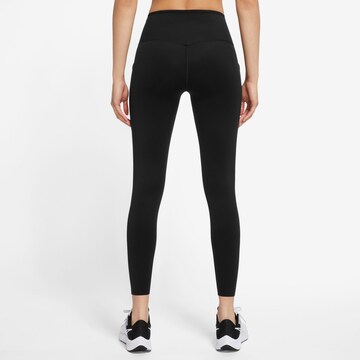 NIKE Skinny Sports trousers in Black